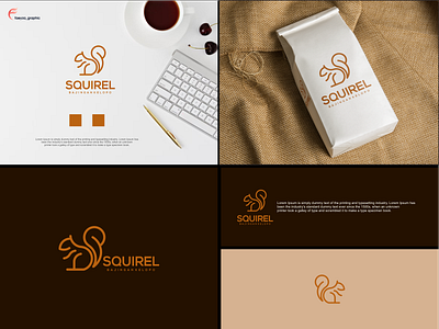 Squirel logo branding design graphic design icon illustration logo typography vector