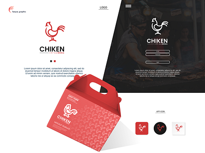 Chiken Logo branding design graphic design icon illustration logo typography vector