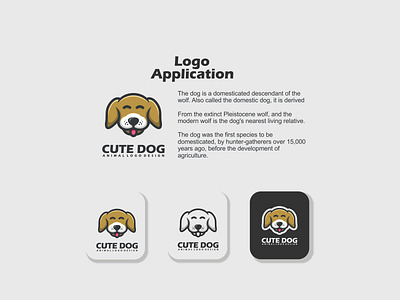 Cute Dog Logo by faeyza graphic on Dribbble