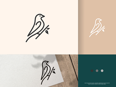 Bird line logo branding design graphic design icon illustration logo typography vector