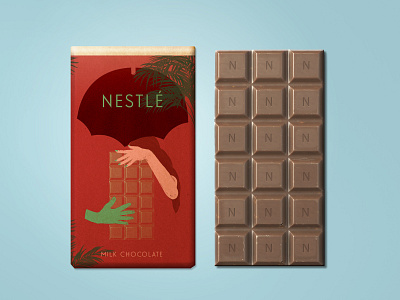 Milk chocolate package redesign advertising chocolate design drawing editorial illustration package packagedesign photoshop
