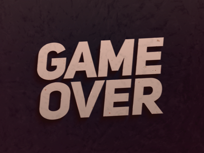 Game Over By Maxime Viala On Dribbble