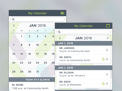 Open Books Calendar calendar design health healthcare logo medical pharma schedule ui user experience user interface ux