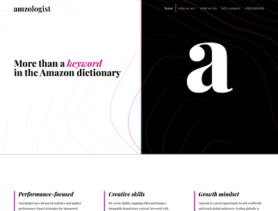 amzologist - Amazon B2B Web Design - Creatif Agency amazon web design amazon website branding design ui web design web design services website design