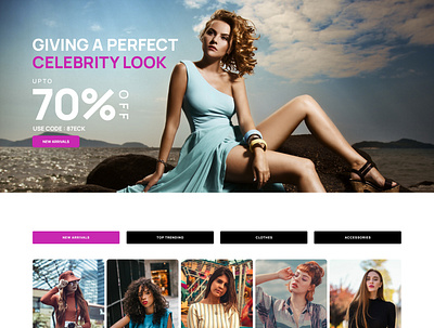 Fashion Collections branding graphic design websitedesign