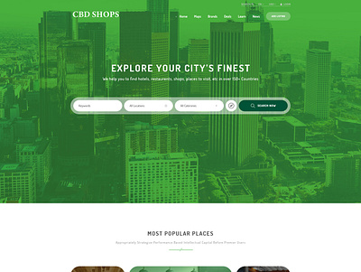 CBD Shops branding design graphic design websitedesign