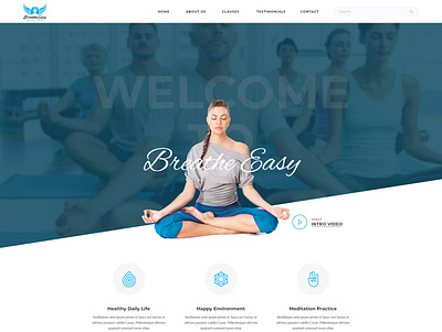 Breathe Easy branding design graphic design websitedesign