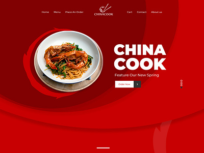 China Cook branding design graphic design websitedesign