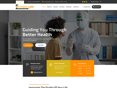 XPRESS CARE branding design graphic design websitedesign