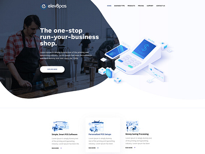 Elev8pos branding design graphic design ux websitedesign