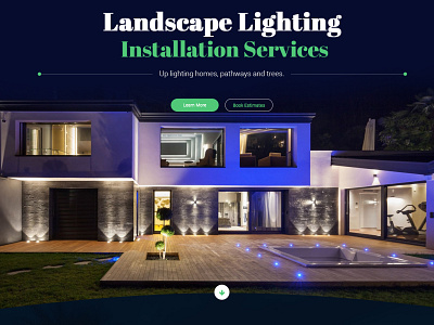 Landscape Lighting branding design graphic design websitedesign