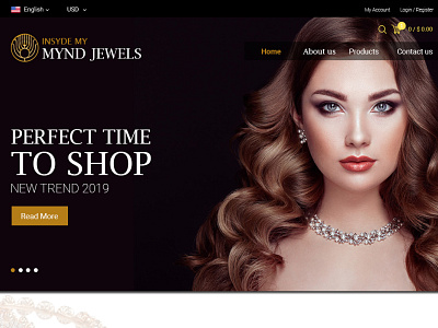 Insyde My Min Jewels branding design graphic design ui websitedesign
