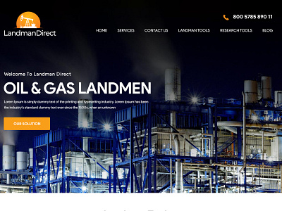 Landman direct branding design graphic design ui ux websitedesign
