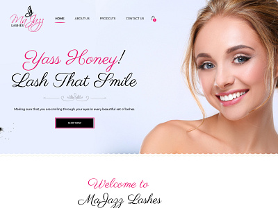 Lashes branding design graphic design ui websitedesign