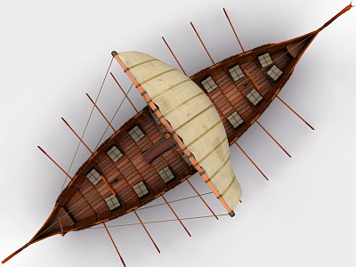 Viking Ship 3d Model