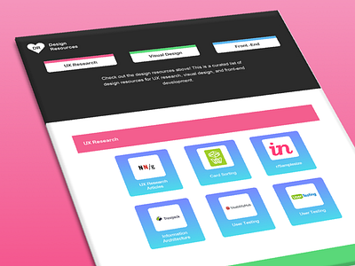 Design Resources resources ui web design