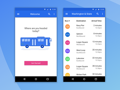 Android Bus App