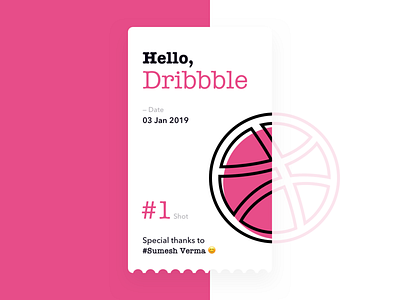 Dribbble first shot