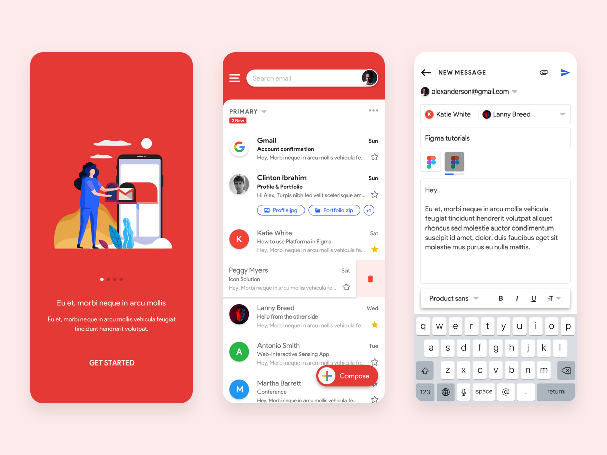 Gmail Redesign By Avinash Bhujbal On Dribbble