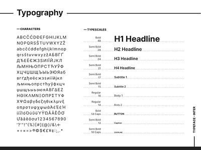 Typography characters inter typeface scales type scales typeface typography