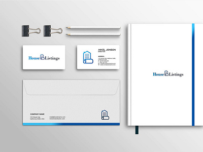 House Listings Stationery Design - Monster Logo Design