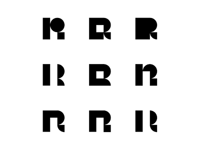 R logo mark symbol type