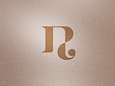 R letter type logo mark monogram