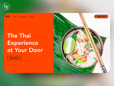 MAI Restaurant - Website Design branding ui ux web development webdesign website design