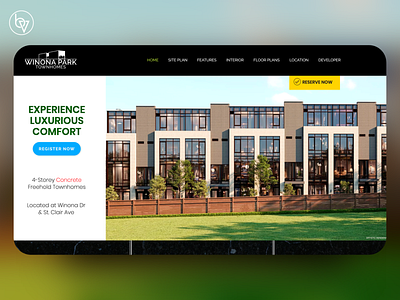 Winona Park Townhomes - Website Design web development webdesign wix