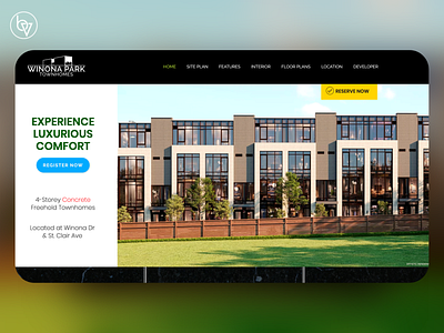 Winona Park Townhomes - Website Design