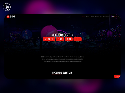 640 Entertainment - Website Design design web design web development website wix wix website wix website design