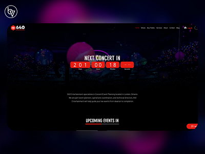 640 Entertainment -  Website Design