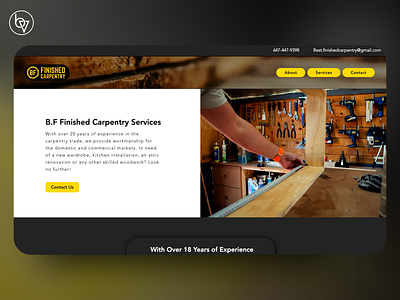 BF Carpentry - Website Design shopify web design webdesign website website development wix wix website wix website design wordpress