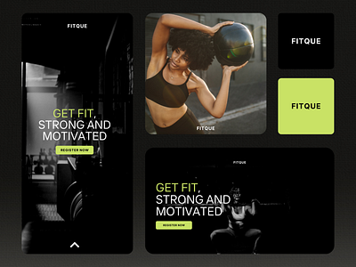 Fitque - Website Design branding graphic design logo ui ux web design web development