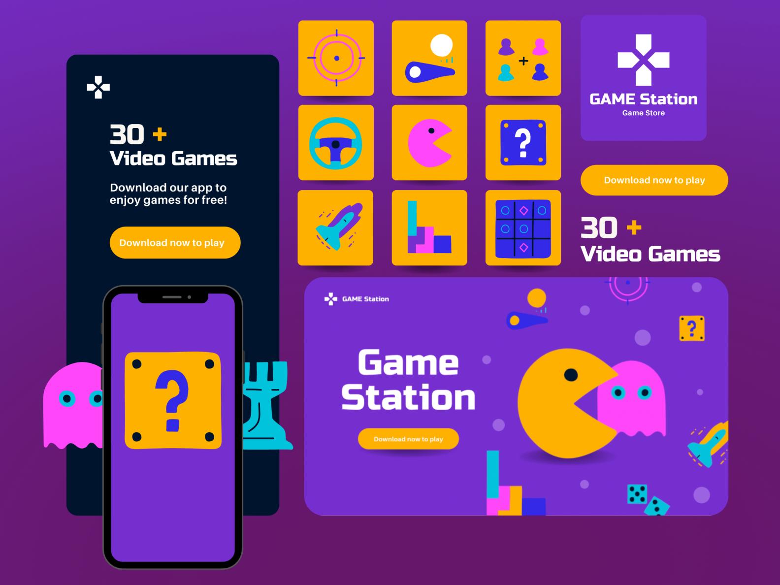 Game Station - Branding and Website Design by Brand Vision Marketing on ...