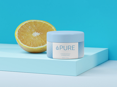 Pure Skincare - Branding branding colour design illustration logo packaging vector