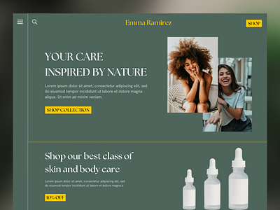 Emma Ramirez - Website Design design figma ui ux web design web development webdesign