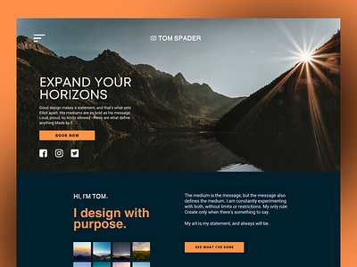 Tom Spader - Website Design branding design logo ui ux web design web development webdesign