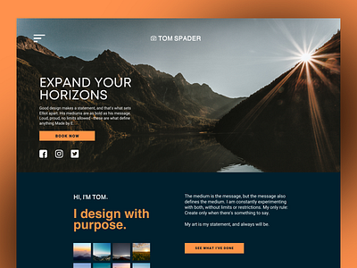 Tom Spader - Website Design