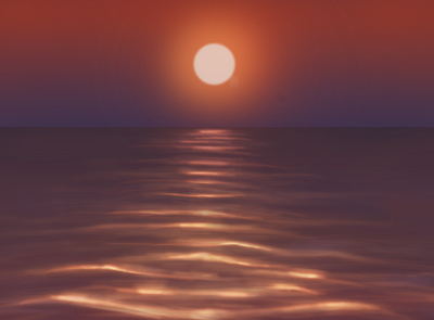 Sunset illustration illustration