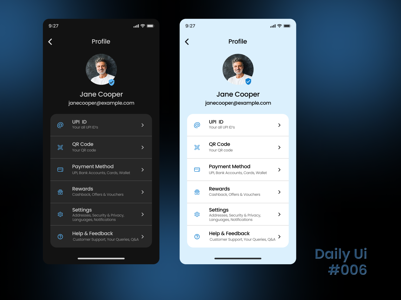 Profile Ui Daily Ui 006 by vikas singh raghuvanshi on Dribbble