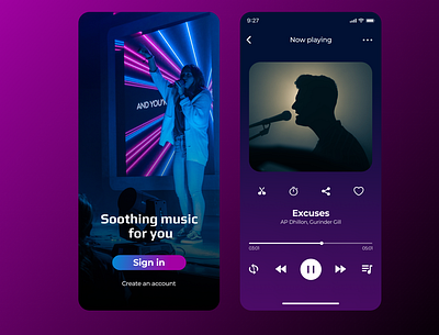 Music Player UI daily ui designing music music player ui ux