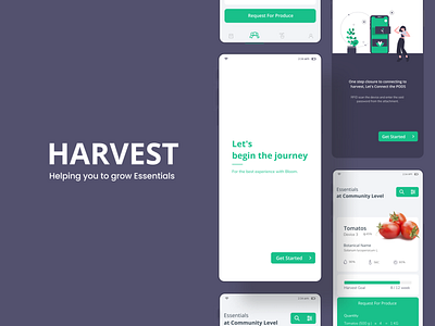 Harvest App Design