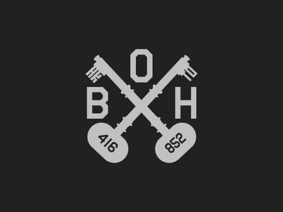 Birth Of Heroes brand clothing dark design illustrator key keys logo toronto