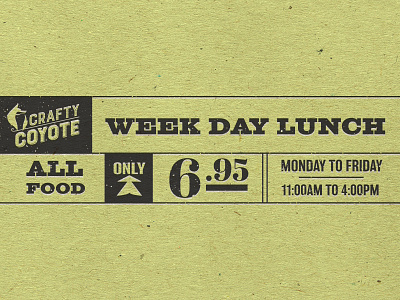 Retro Menu food lunch retro type typography
