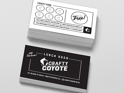 Loyalty Card Front and Back