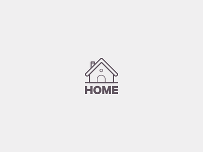 Home flat home house icon illustration logo sketch