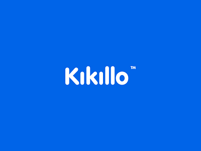 Kikillo Brand Logo Blue version branding clothing cool design fashion kikillo logo streetwear super typography