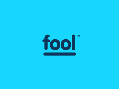FOOL logo brand character clean color cute flat fool happy illustration logo minimal typography