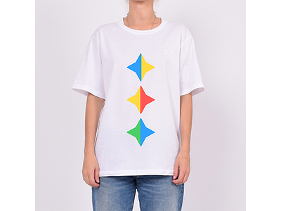 Starshirt2 clean color geometric illustration minimal simple stars streetwear t shirt